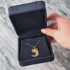 Antique Victorian 14k Yellow Gold Old Mine Diamond Pink Glass Griffin Pendant - Video showing the piece
