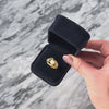 Vintage 14k Yellow Gold Pearl Naturalist Textured Nest Ring - Video showing the piece