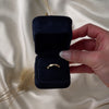 Vintage 14k Yellow Gold Diamond 7 Stone Stacking Band Ring  - Video showing the piece