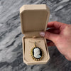 Antique Large Victorian 18k Yellow Gold Onyx Cameo Pearl Pendant - Video showing the piece