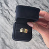 Vintage 14k Yellow Gold Sleek Greek Key Band Ring - Video showing the piece