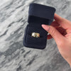 Antique 14k Yellow & Rose Gold Gleaming Braided Eternity Band Ring - Video showing the piece