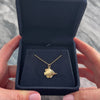 Vintage 14k Yellow Gold Tropical Butterfly Fish Charm / Pendant - Video showing the piece