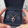 Vintage 14k Yellow Gold 2.29ct Amethyst Friendly Purple Turtle Pendant - Video showing the piece