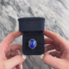 Vintage Large 14k Yellow Gold 12.17ct Lapis Lazuli Looping Cocktail Ring - Video showing the piece