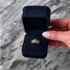 Vintage 10k Yellow Gold Emerald Diamond Spray Statement Ring - Video showing the piece