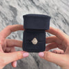 Vintage 18k White & Rose Gold [Custom Carat] Spectacular Pear Halo Ring - Video showing the piece