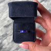 Vintage 14k Yellow Gold Lapis Lazuli Modernist Dome Ring - Video showing the piece