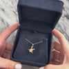 Estate Lightweight 14k Yellow Gold Satin-Finish Cartoon Person Charm / Pendant - Video showing the piece