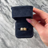 Vintage 14k Yellow Gold Carved Blooming Floral Eternity Band Ring - Video showing the piece