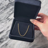 Vintage 14k Yellow Gold Perfect Cable Chain Necklace - Video showing the piece