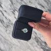 Vintage 14k White Gold 6.5ct Aquamarine .276cttw Diamond Elegant Cocktail Ring - Video showing the piece