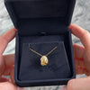 Vintage Heavy 18k Yellow Gold Diamond Abstract Swirl Pendant - Video showing the piece