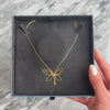 Vintage Italian 14k Yellow Gold Stunning Butterfly Necklace - Video showing the piece