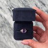 Vintage 10k Yellow Gold 3.5ct Amethyst Diamond Cocktail Ring - Video showing the piece