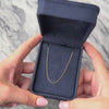 Vintage 14k Yellow Gold .7mm Delicate Box Chain - Video showing the piece