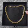 Vintage Italian 14k Yellow Gold Unusual Interwoven Links Necklace - Video showing the piece