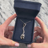 Estate Italian 18k White Gold 4.18cttw Smoky Quartz White Diamond Chocolate Diamond Incredible Vine Dangle Adjustable Necklace - Video showing the piece