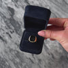 Vintage Heavy 10k Yellow Gold 1.5ct Onyx Bold Black Square Signet Ring - Video showing the piece