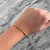 Vintage Italian 14k Yellow Gold Braided Woven Bracelet - Video showing the piece