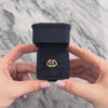 Vintage 14k Yellow Gold .8ct Ruby Diamond Fabulous Open Halo Ring - Video showing the piece