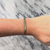 Vintage 14k Yellow Gold Interlocking Link Curb Chain Border Bracelet - Video showing the piece