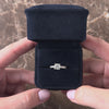 Antique Art Deco Platinum 1.02cttw Old European Cut Diamond Solitaire Ring 7.25
