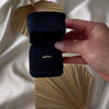 Vintage 14k Yellow Gold Six Diamond Strip Of Light Band Ring - Video showing the piece