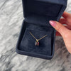 Vintage Small 10k Yellow Gold 2.75ct Garnet Classic Crimson Solitaire Pendant - Video showing the piece