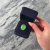Vintage Large 14k Yellow & White Gold 12.96ct Jade .6cttw Diamond Glittering Halo Cabochon Cocktail Ring - Video showing the piece