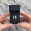 Vintage Heavy 14k Yellow Gold 27.13ct Blue Topaz Oversized Open Shoulder Cocktail Ring - Video showing the piece