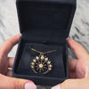 Antique Victorian Large 14k Yellow Gold 2.04cttw Old Mine Cut Diamond Star And Moon Pendant - Video showing the piece