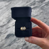 Vintage 14k Yellow & White Gold Diamond Bold Striking Wide Shoulder Solitaire Ring - Video showing the piece