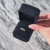 Antique English 18k Yellow Gold Diamond 5-Stone Line Ring - Video showing the piece