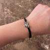 Estate Italian 18k White Gold [Custom Carat] Tree Frog Corded Adjustable Bracelet - Video showing the piece