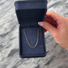 Vintage 14k Yellow Gold 1.4mm Gleaming Box Chain - Video showing the piece