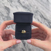 Vintage 18k Yellow Gold Sapphire Diamond Chic Wrapping Snake Ring - Video showing the piece