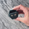 Vintage 14k Yellow Gold Tanzanite Diamond Lovely Stud Earrings - Video showing the piece