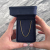 Estate Italian 14k Yellow Gold Sinuous Sleek Snake Chain Necklace - Video showing the piece
