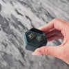 Vintage 14k Yellow Gold 1.8cttw Blue Topaz Geometric Knot Stud Earrings - Video showing the piece