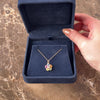 Vintage 14k Yellow Gold .98cttw Orange Green Yellow Pink Blue Sapphire Diamond Milgrain Rainbow Flower Charm / Pendant - Video showing the piece