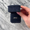 Antique Art Deco 18k White Gold Sweet Daisy Eternity Band Ring - Video showing the piece