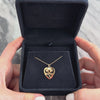 Vintage 14k Rosy Yellow Gold Lucky Lovely Four Leaf Clover Heart Charm / Pendant