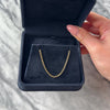 Vintage 14k Yellow Gold 2.1mm Round Cable Chain - Video showing the piece