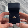 Antique Victorian 14k Rosy Yellow Gold Old European Cut Diamond Dazzling Belcher-Set Solitaire Ring - Video showing the piece