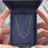 Vintage 14k White Gold Cable Link 1.1mm Chain  - Video showing the piece