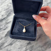 Vintage Church & Company 14k Yellow Gold 2.24ct Opal Diamond Iridescent Pear Cabochon Pendant - Video showing the piece