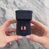 Vintage 10k Yellow Gold 6.72ct Synthetic Ruby Vibrant Rectangular Ring - Video showing the piece
