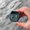 Estate 14k Yellow Gold .56cttw Diamond Glittering Cluster Stud Earrings - Video showing the piece