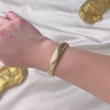 Vintage Italian 14K Yellow Gold Tubogas Flexible Bracelet 6.25" - Video showing the piece